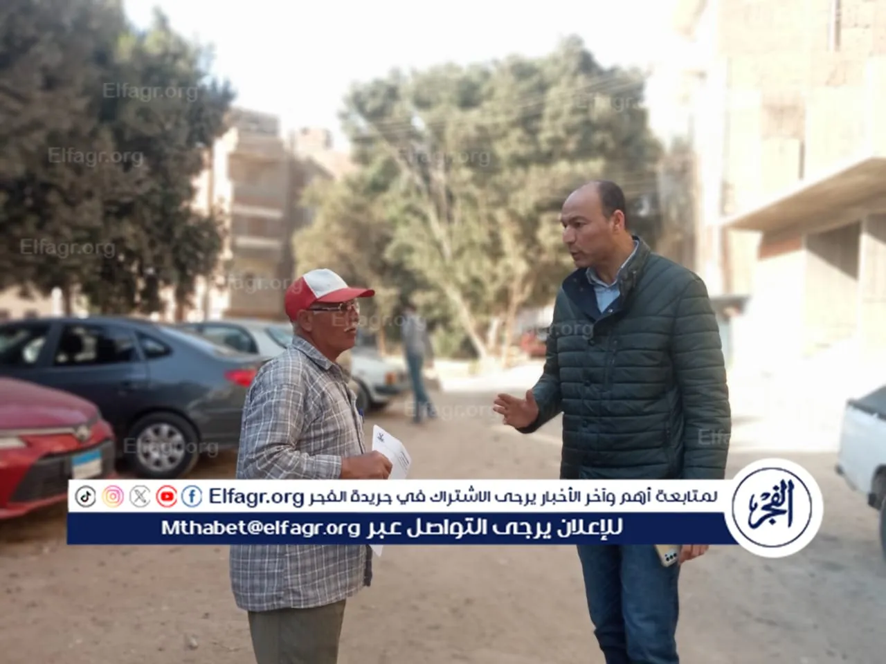 رئيس مركز ومدينة الفيوم يتابع أعمال الرصف بالخطة الاستثمارية