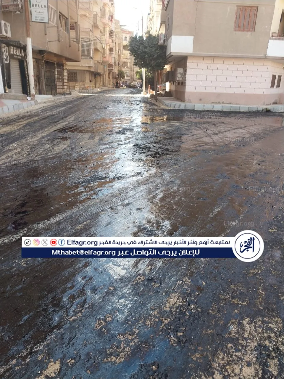 رئيس مركز ومدينة الفيوم يتابع أعمال الرصف بالخطة الاستثمارية