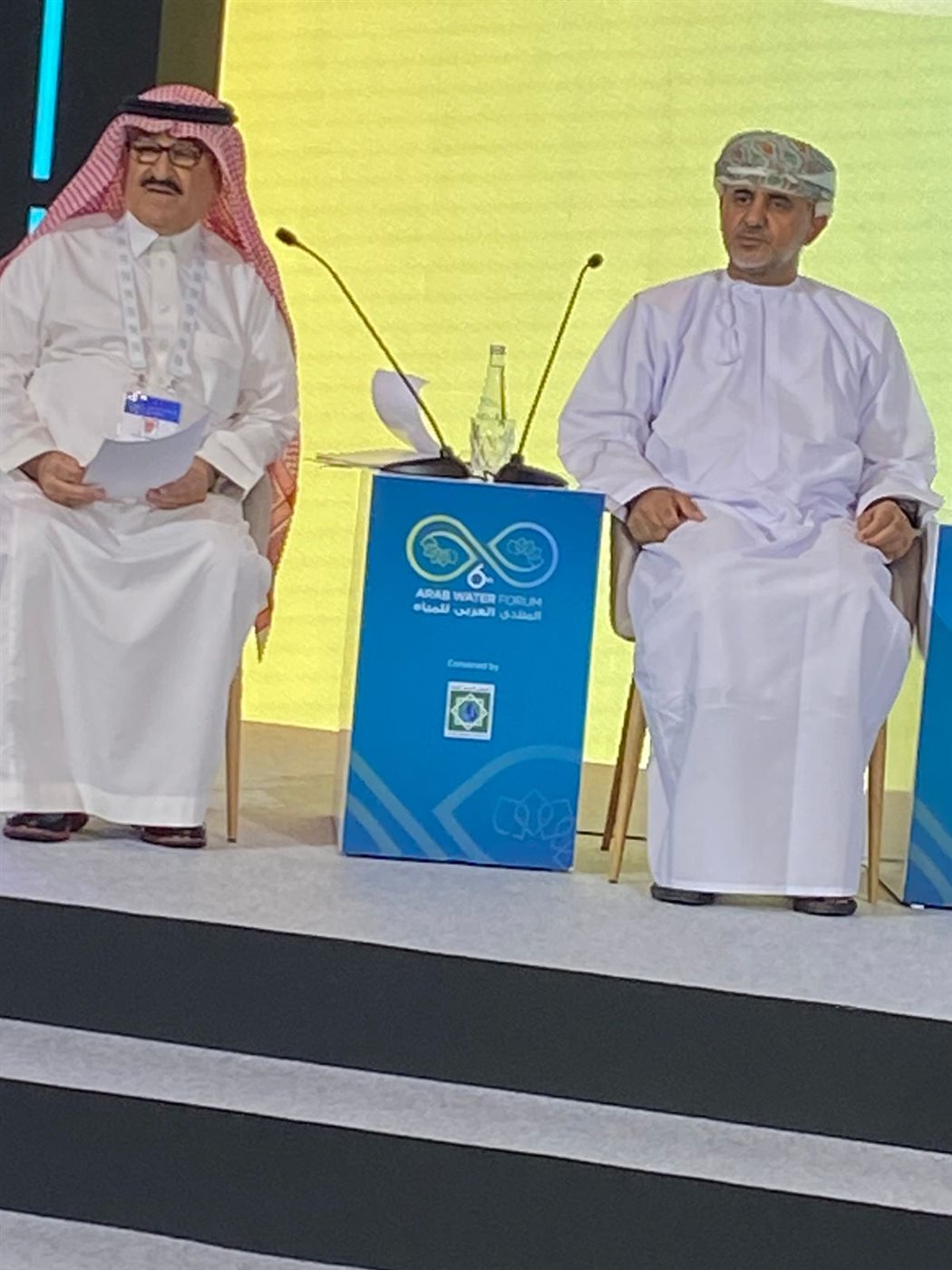 جانب من فعاليات اليوم الثاني للمنتدى العربي السادس للمياه