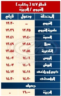 <strong>مواعيد قطارات السكة الحديد خلال شهر رمضان 2025 رسميا</strong>