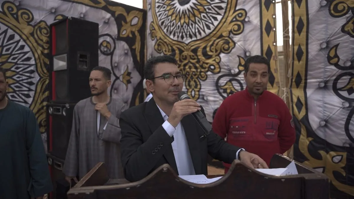 احتفالية امين اتحاد القبائل العربية ببني سويف