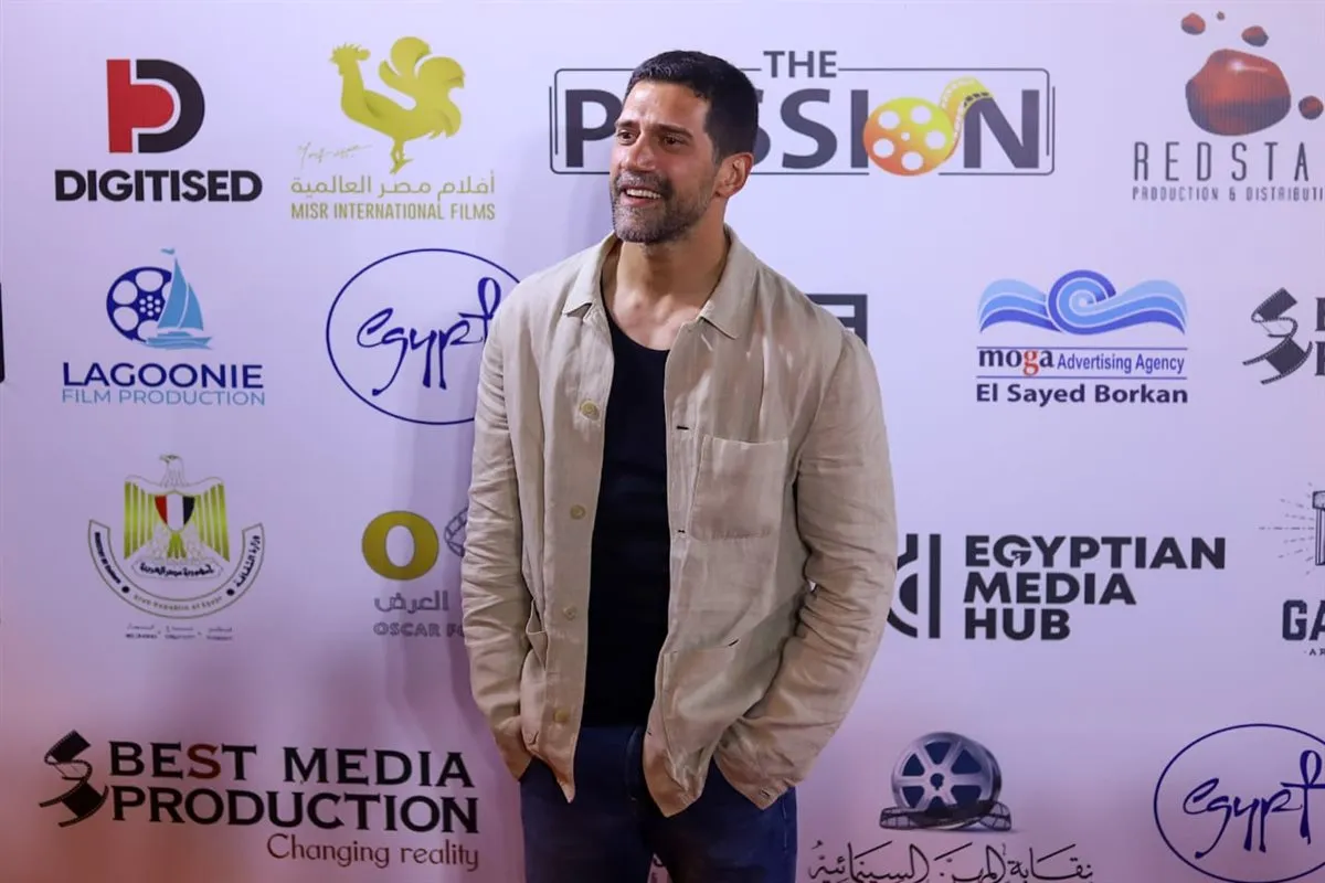 الفنان أحمد مجدي من فعاليات مهرجان الفيلم القصير في الإسكندرية&nbsp;