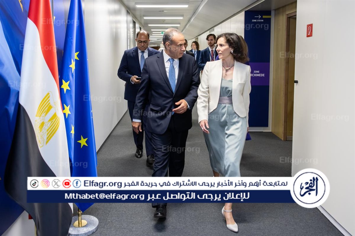 وزير الخارجية يبحث مع المفوضة الأوروبية الأوضاع في غزة والسودان