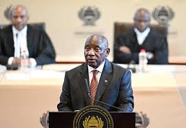 الرئيس الجنوب إفريقي سيريل رامافوزا 