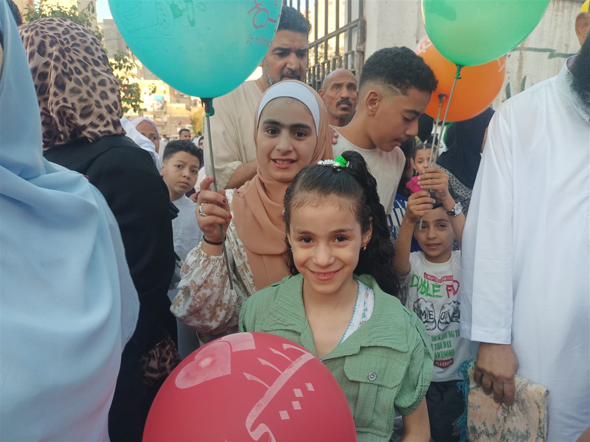 جانب من الاحتفالات في الإسكندرية