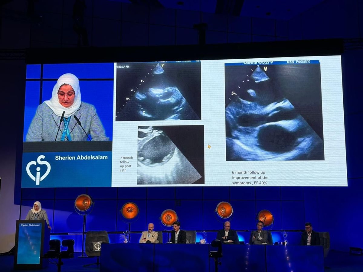 دكتور شيرين عبد السلام رئيس قسم قسطرة قلب الأطفال بمستشفى الناس<br> 