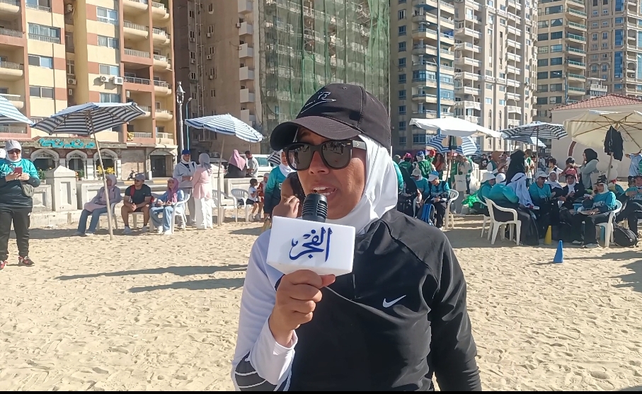 أنجي مختار مسئولة فريق راكت سيدات الإسكندرية 