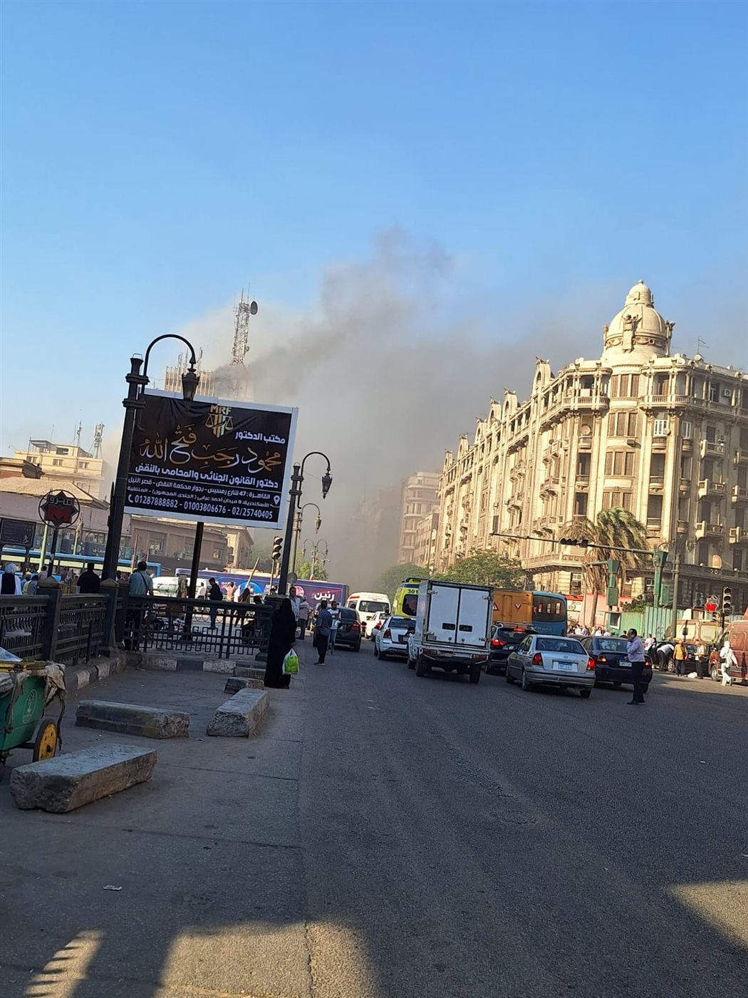 جانب من الحريق 