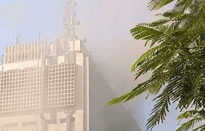 تفاصيل احتراق سنترال رمسيس اليوم