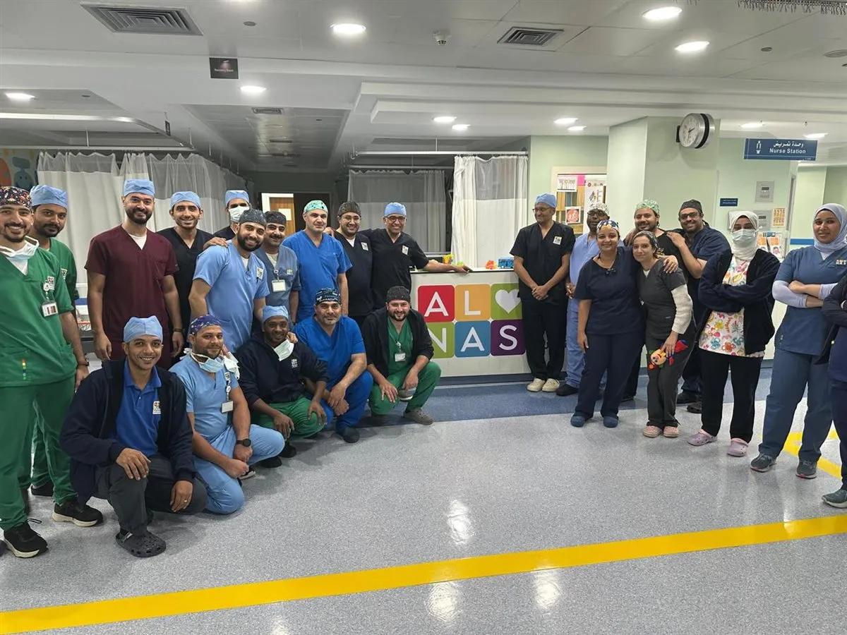 الفريق الطبي بمستشفى الناس