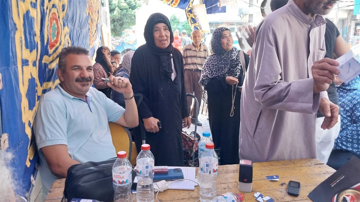 مشاركة كبار السن بانتخابات مجلس الشيوخ في الإسكندرية