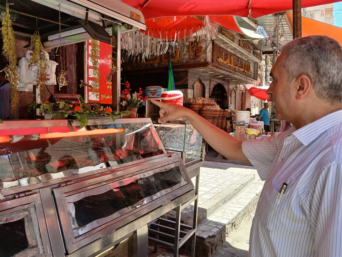 حرز الله خلال الجولات التفتيشية في الإسكندرية