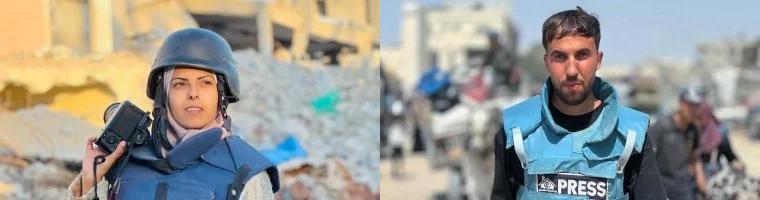 استشهاد مريم أبو دقة ومعاذ أبو طه بقصف مجمع ناصر الطبي
