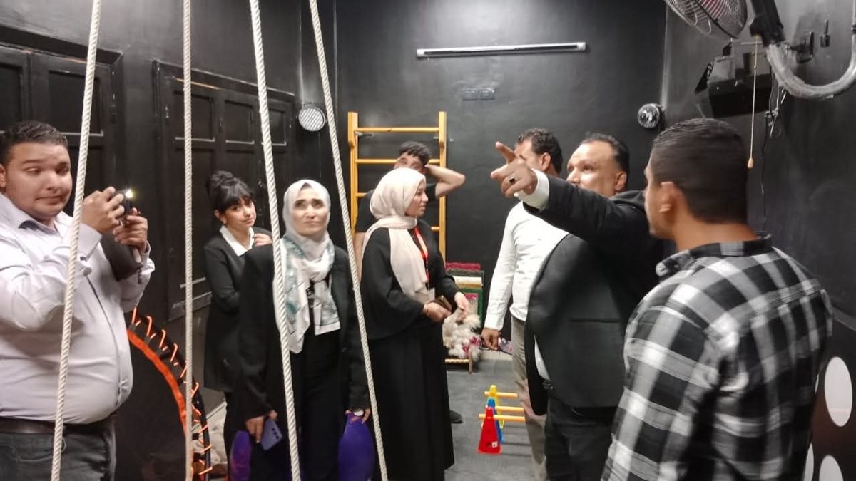 وكيل الشباب والرياضة بالفيوم يفتتح مركز التخاطب وتنمية المهارات والتكامل الحسي بالشواشنة