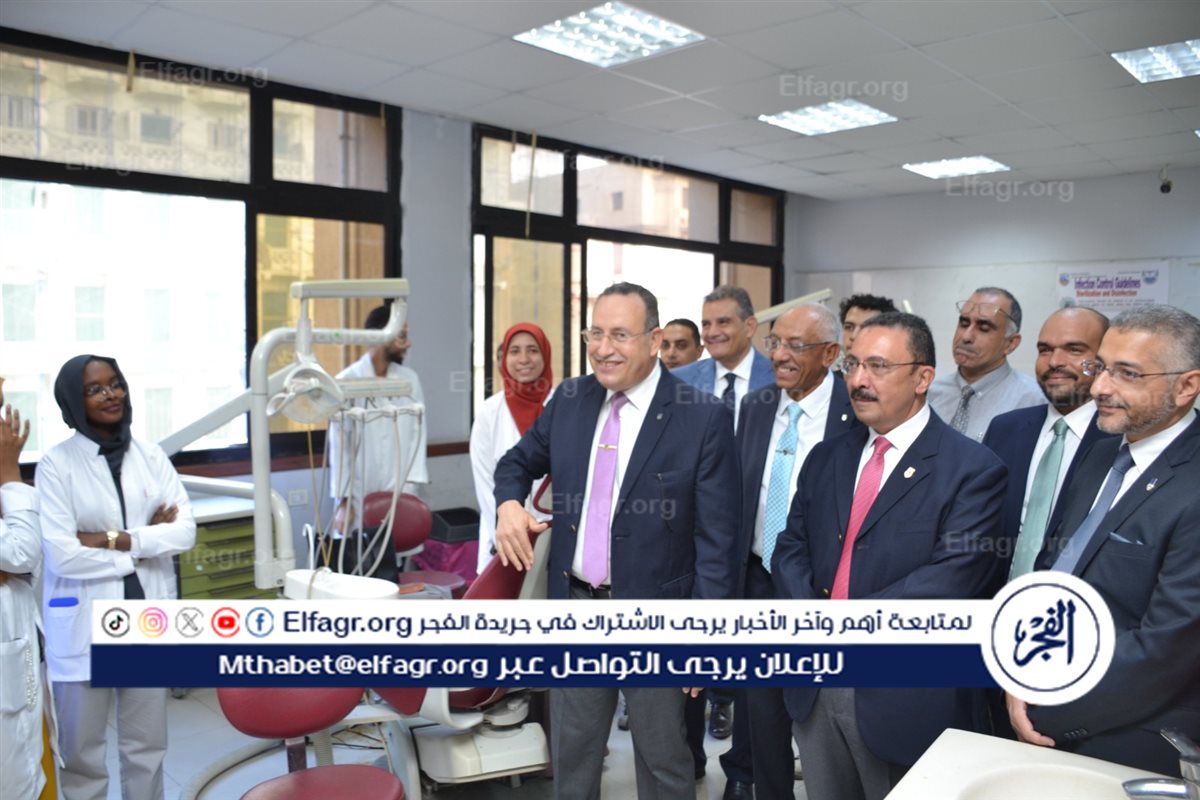 رئيس الجامعة في جولته التفقدية