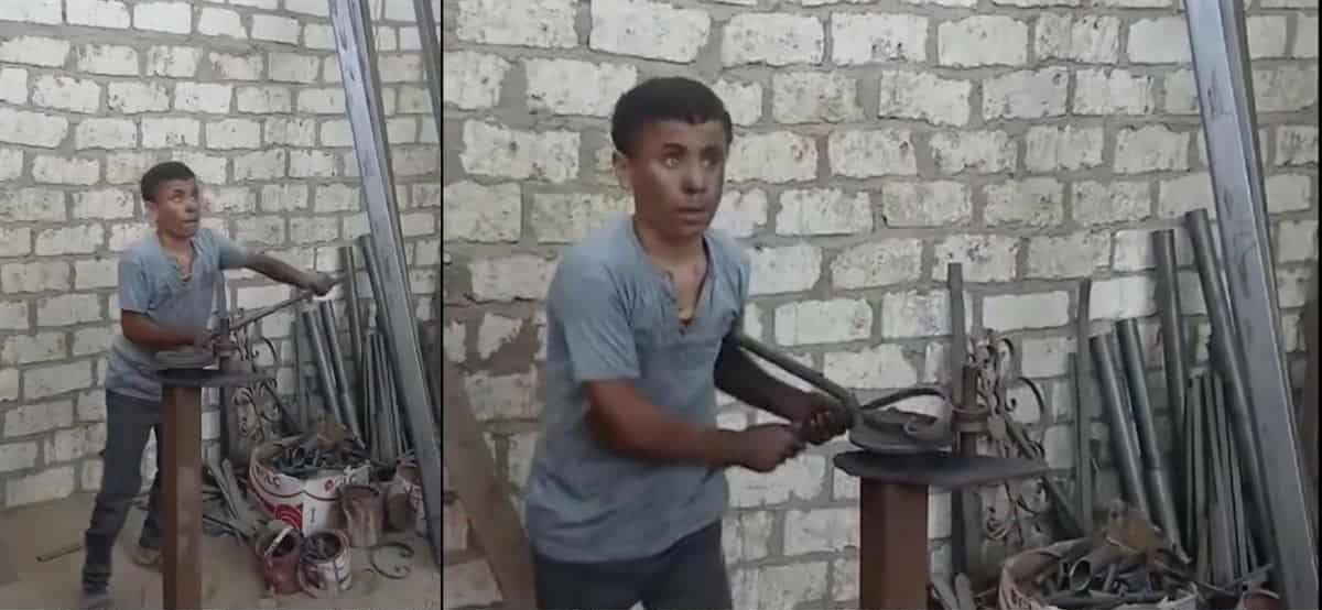 الطفل شنوده الكفيف