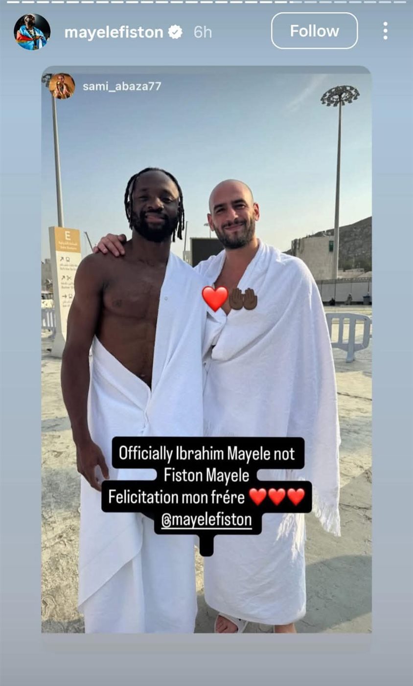 فيستون مايلي يعلن تغيير اسمه لإبراهيم بعد اعتناقه الإسلام