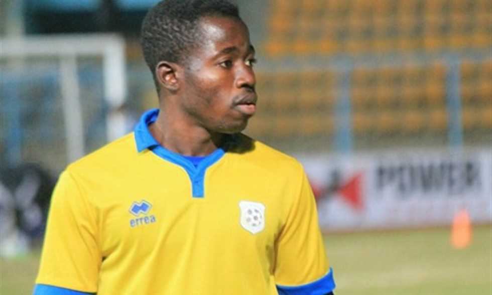 الغاني توريك جبرين لاعب نادي المصري البورسعيدي والداخلية والإسماعيلي السابق