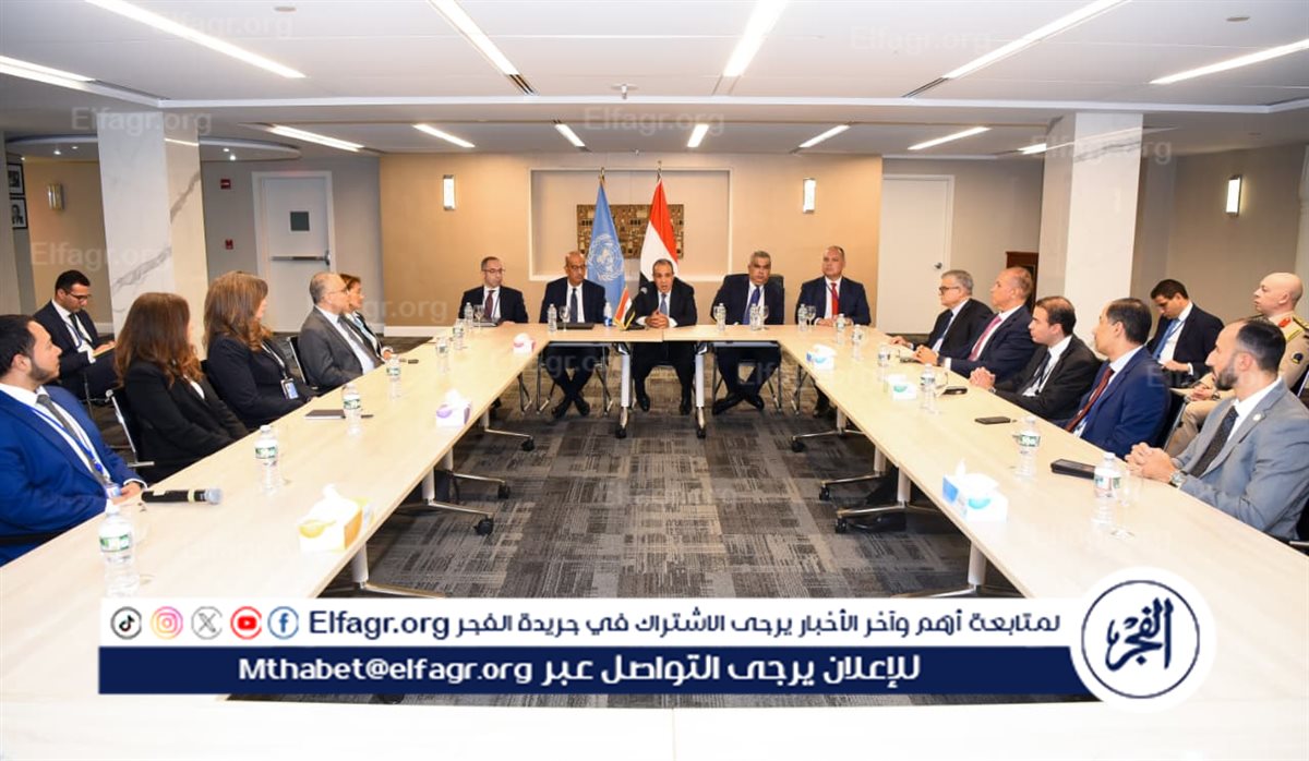 وزير الخارجية يلتقي المصريين العاملين في الأمم المتحدة 