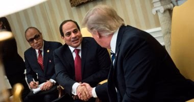 الرئيسين السيسي وترمب
