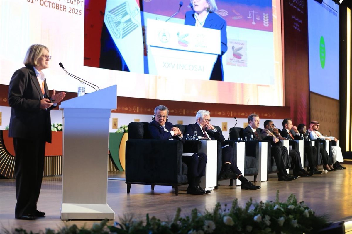 <i>مصر تطرح رؤيتها حول استخدام الذكاء الاصطناعي في أعمال المراجعة ضمن فعاليات الإنكوساي 25 بشرم الشيخ</i>