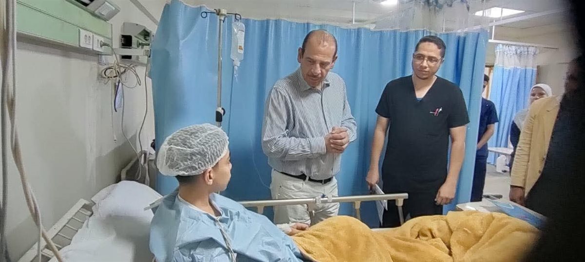 صورة من داخل المستشفي