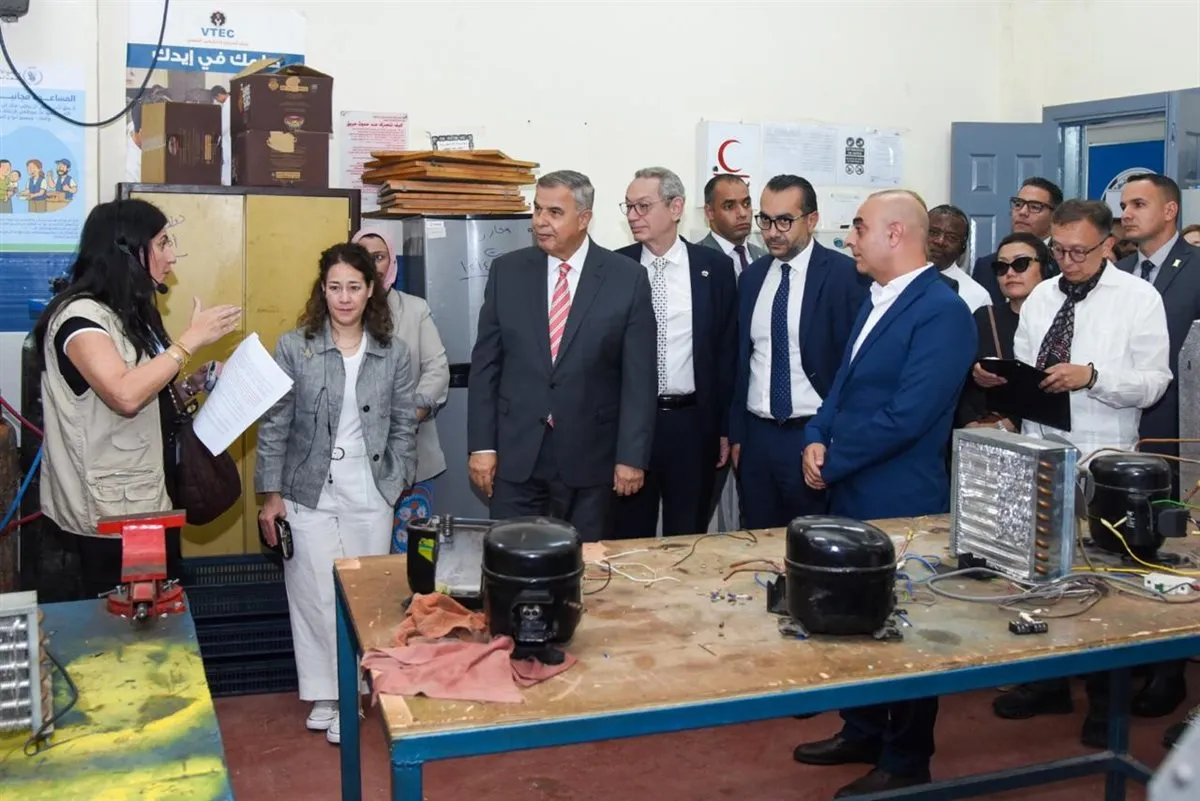 جانب من زيارة الوفد 