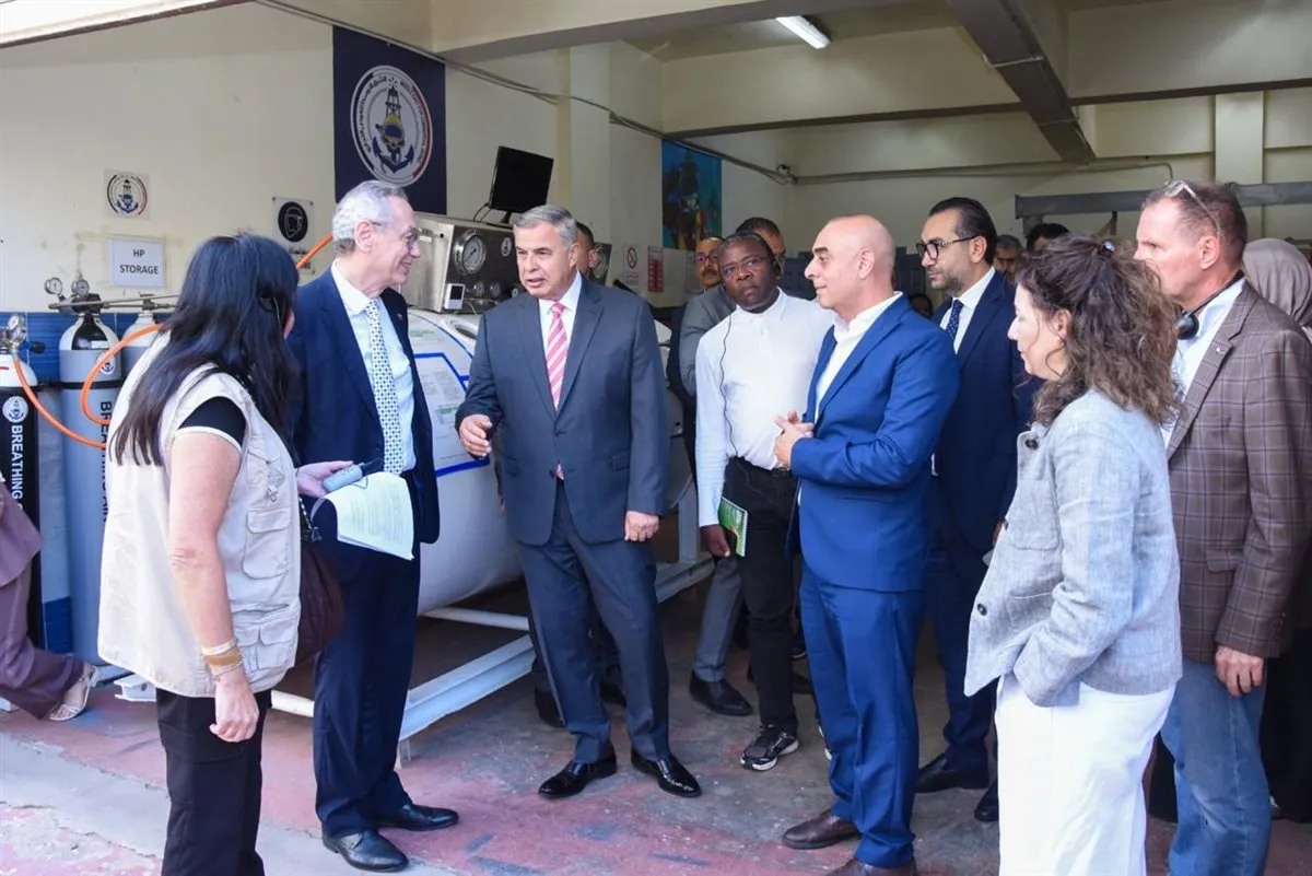 جانب من زيارة الوفد 