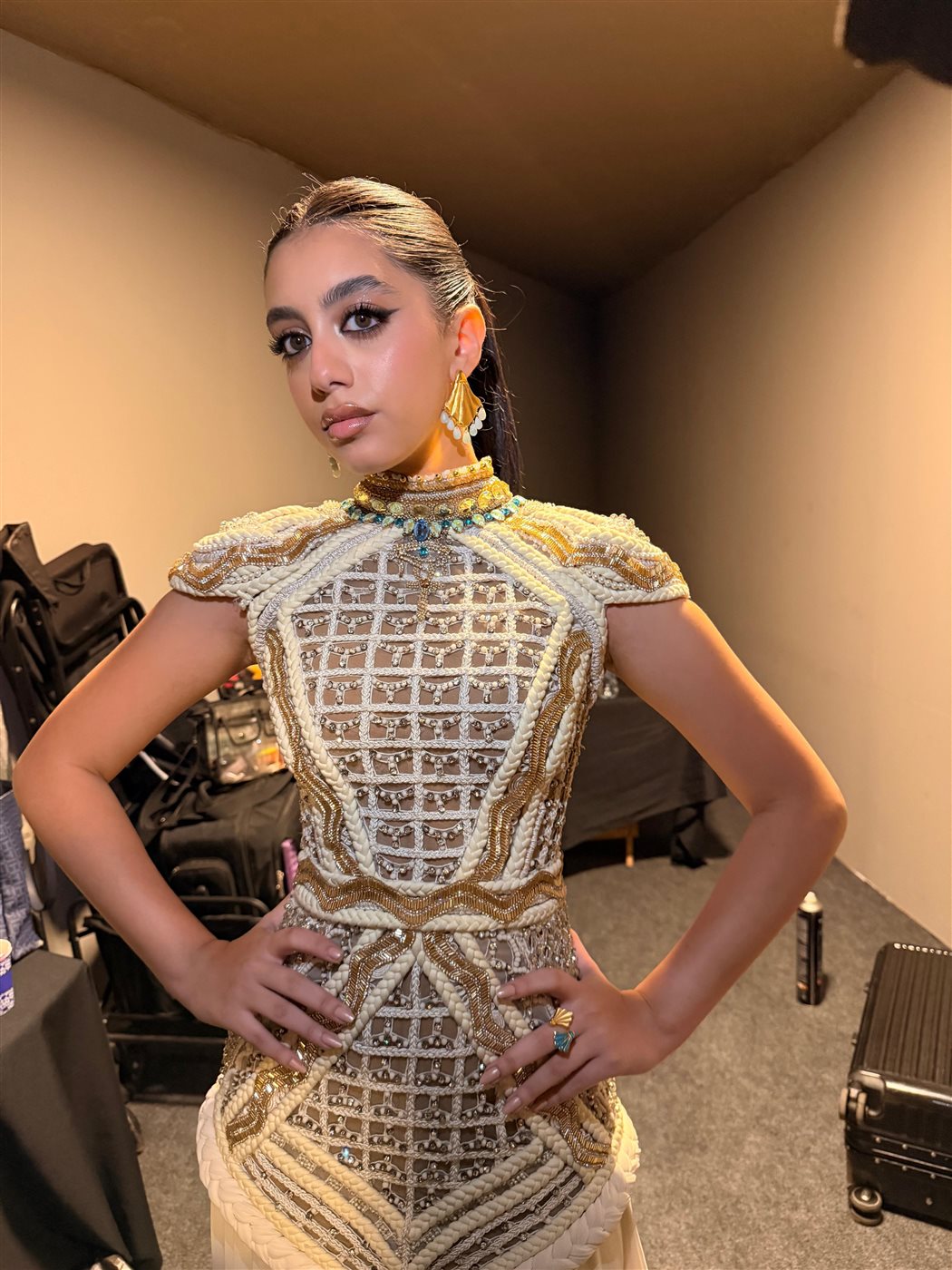 ياسمينا العبد تتألق في حفل افتتاح المتحف المصري الكبير بحضور الرئيس السيسي