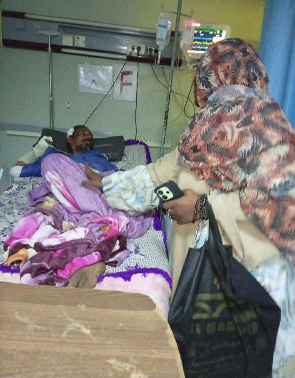 المريض المصاب 