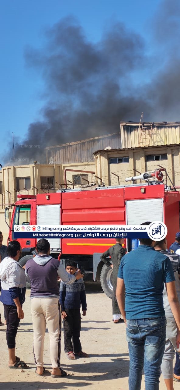 جانب من الحريق 