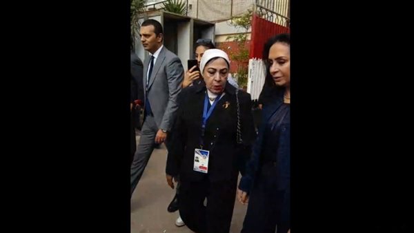  وزيرة التضامن الاجتماعي تدلي بصوتها في انتخابات مجلس النواب 2025 بالدقي