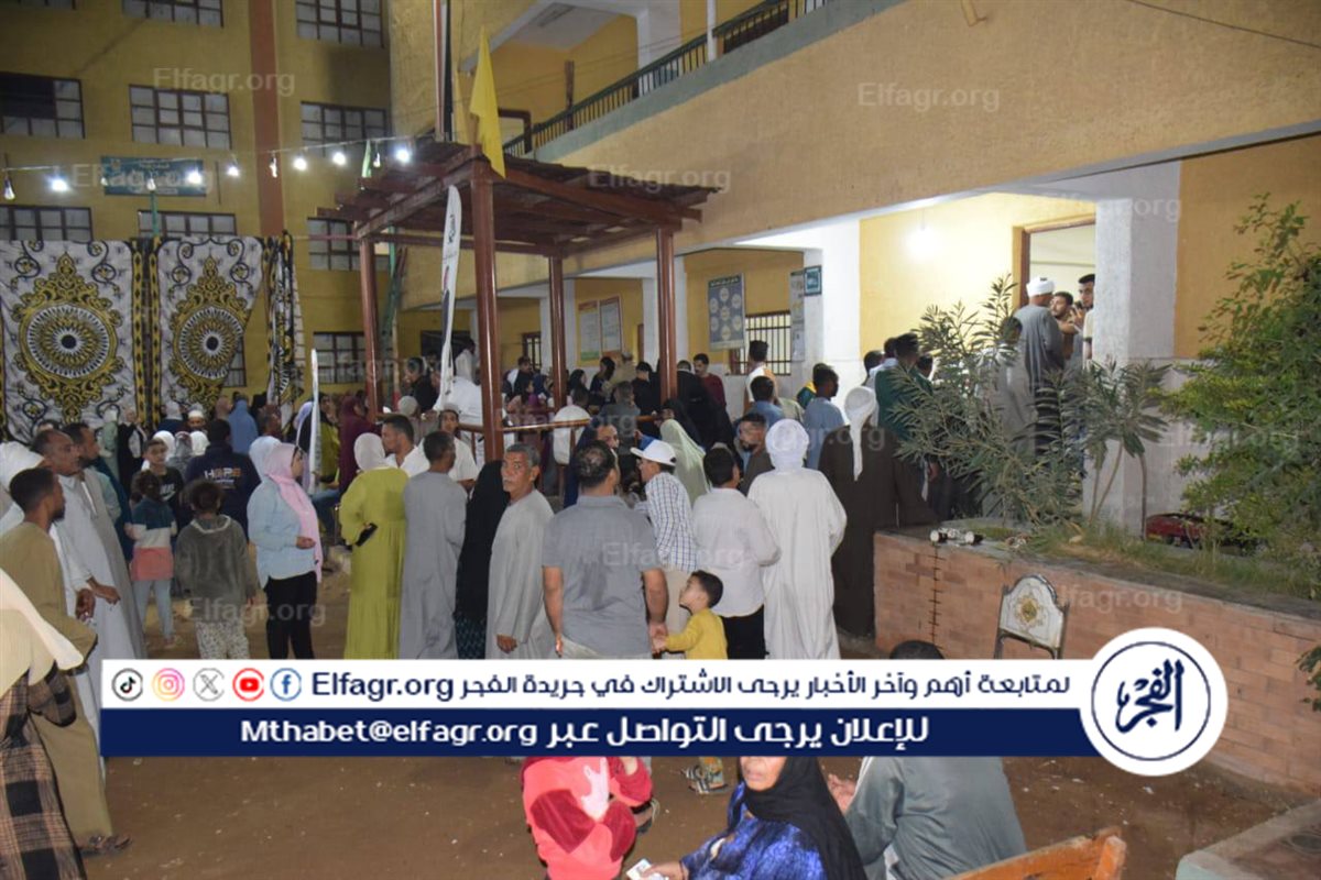 حشود كبيرة من الناخبين أمام لجان النواب ببني سويف