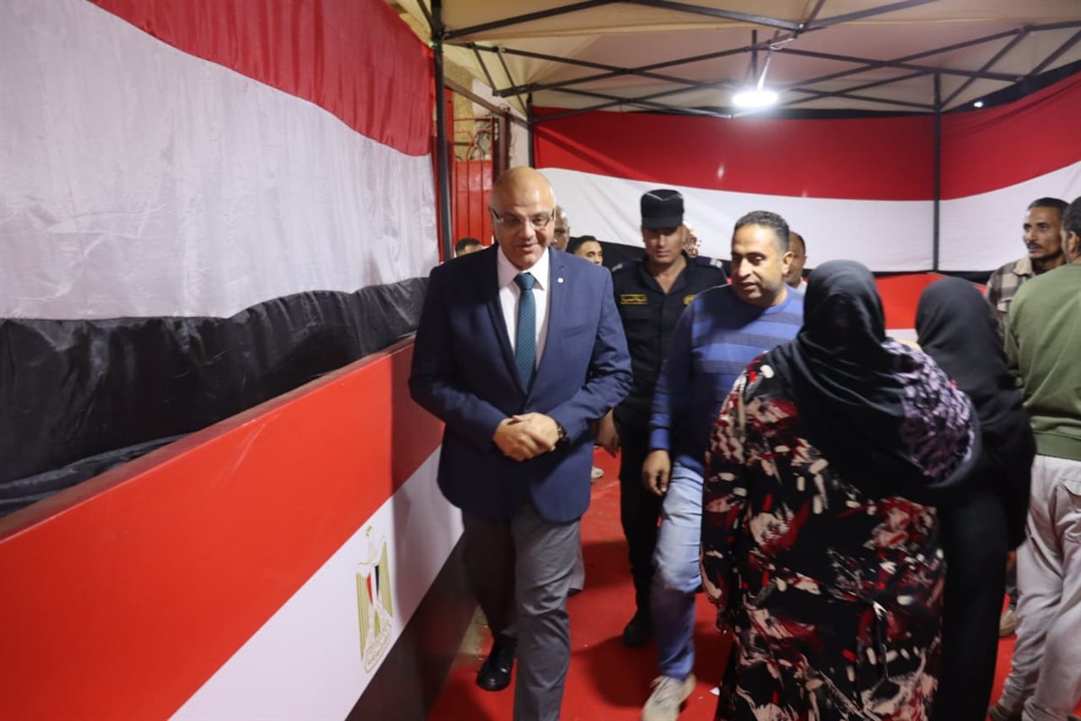 محافظ القليوبية يتفقد اللجان