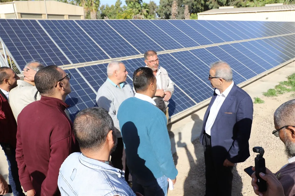 جانب من جولة رئيس شركة الصرف الصحي 