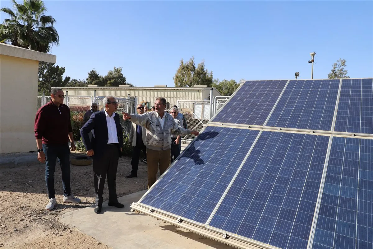 جانب من جولة رئيس شركة الصرف الصحي 