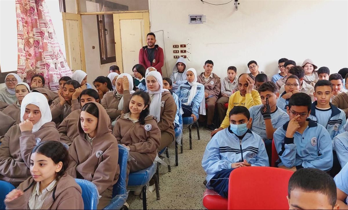 من داخل المدرسة