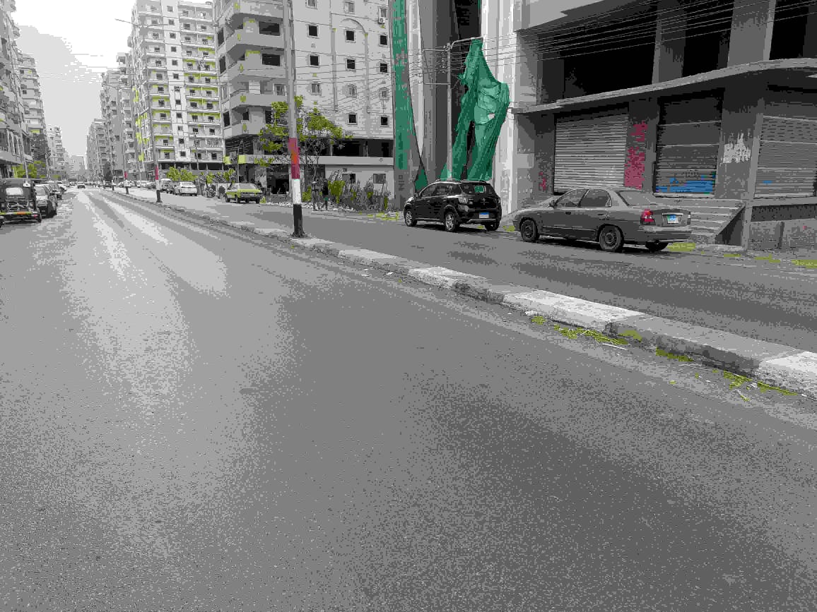 أمطار بمناطق بالقليوبية