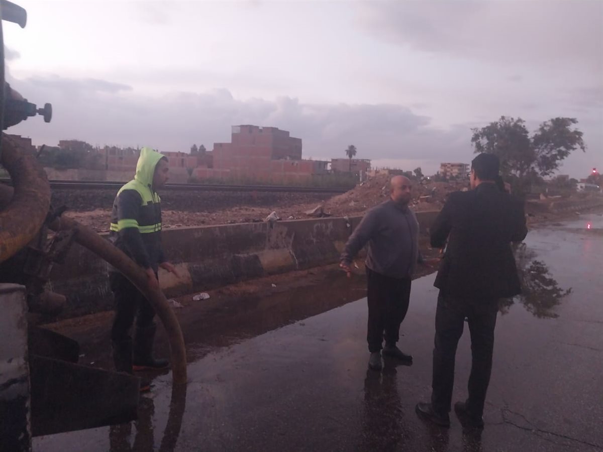 مياه الأمطار بالقليوبية