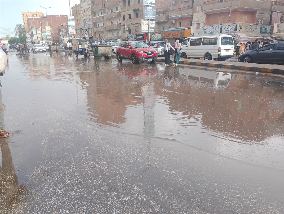 أمطار غزيرة تضرب بني سويف