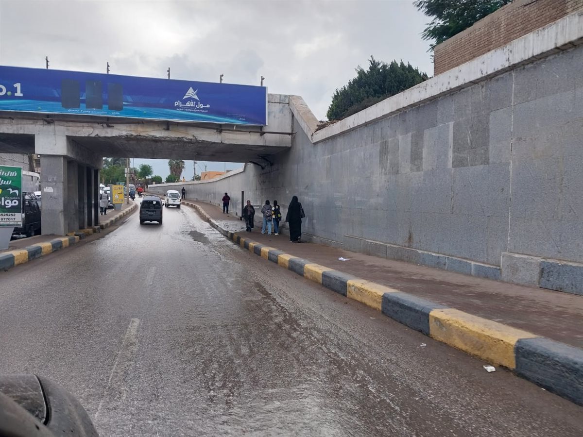 سقوط أمطار بمحافظة القليوبية