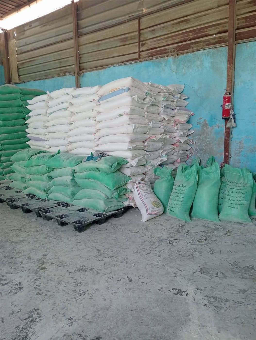 لقطة من ضبطية الدقيق المدعم&nbsp;