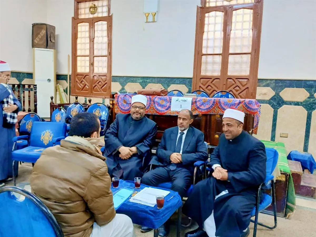 أوقاف بني سويف تبدأ اختبارات الخطباء الجدد لتعزيز الخطاب الدعوي