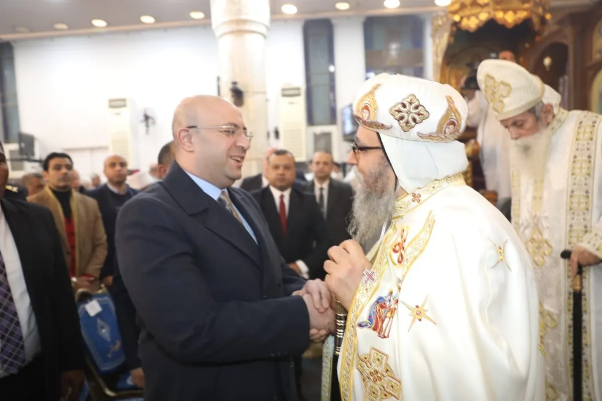 محافظ بني سويف يشهد قداس عيد الميلاد المجيد بمطرانية ببا&nbsp;