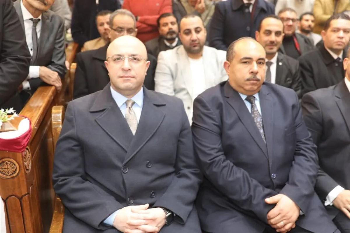 محافظ بني سويف ومدير الأمن