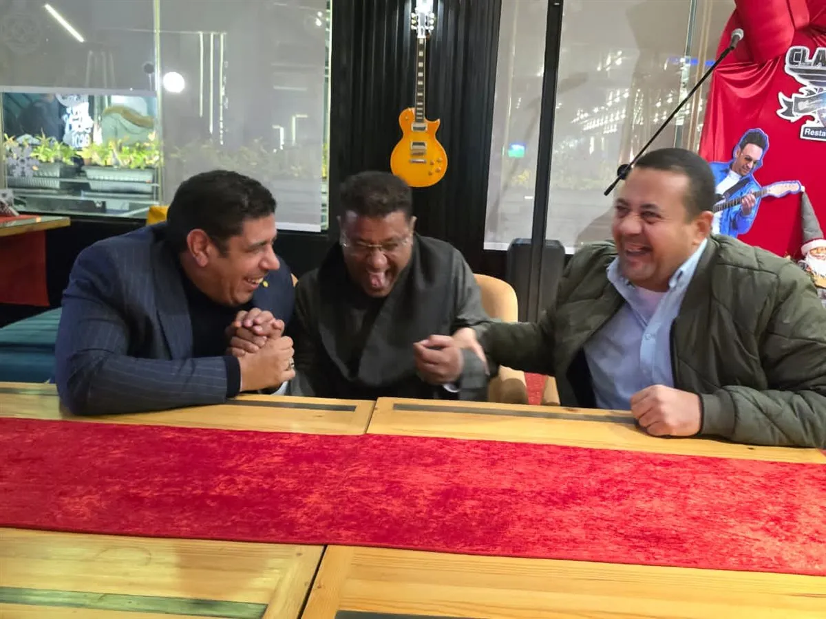 جانب من اللقاء النائب عادل زيدان والنائب ناصر الضوي والنائب عبدالرحمن بشاري