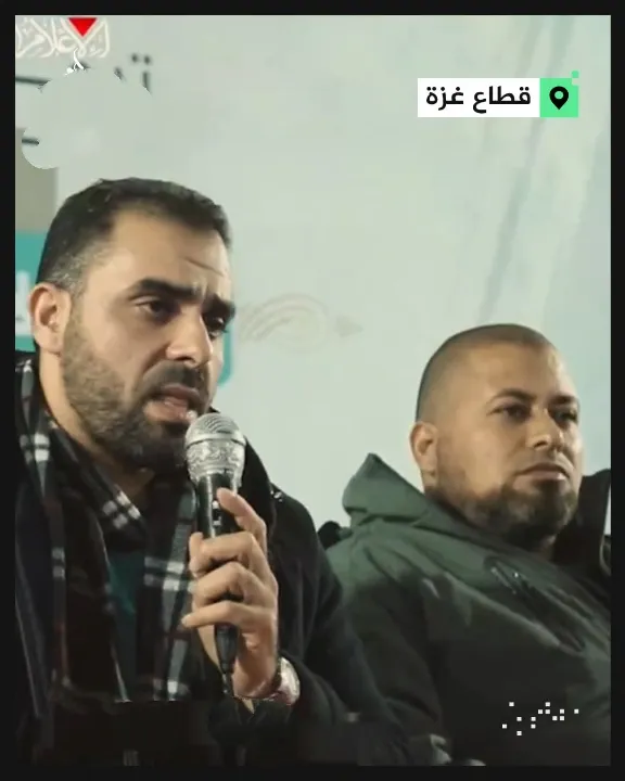 <strong>كتائب القسام تنشر مشاهد توثق صورة تجمع أبو عبيدة وقائد الكتيبة الجنوبية بلواء خان يونس</strong>