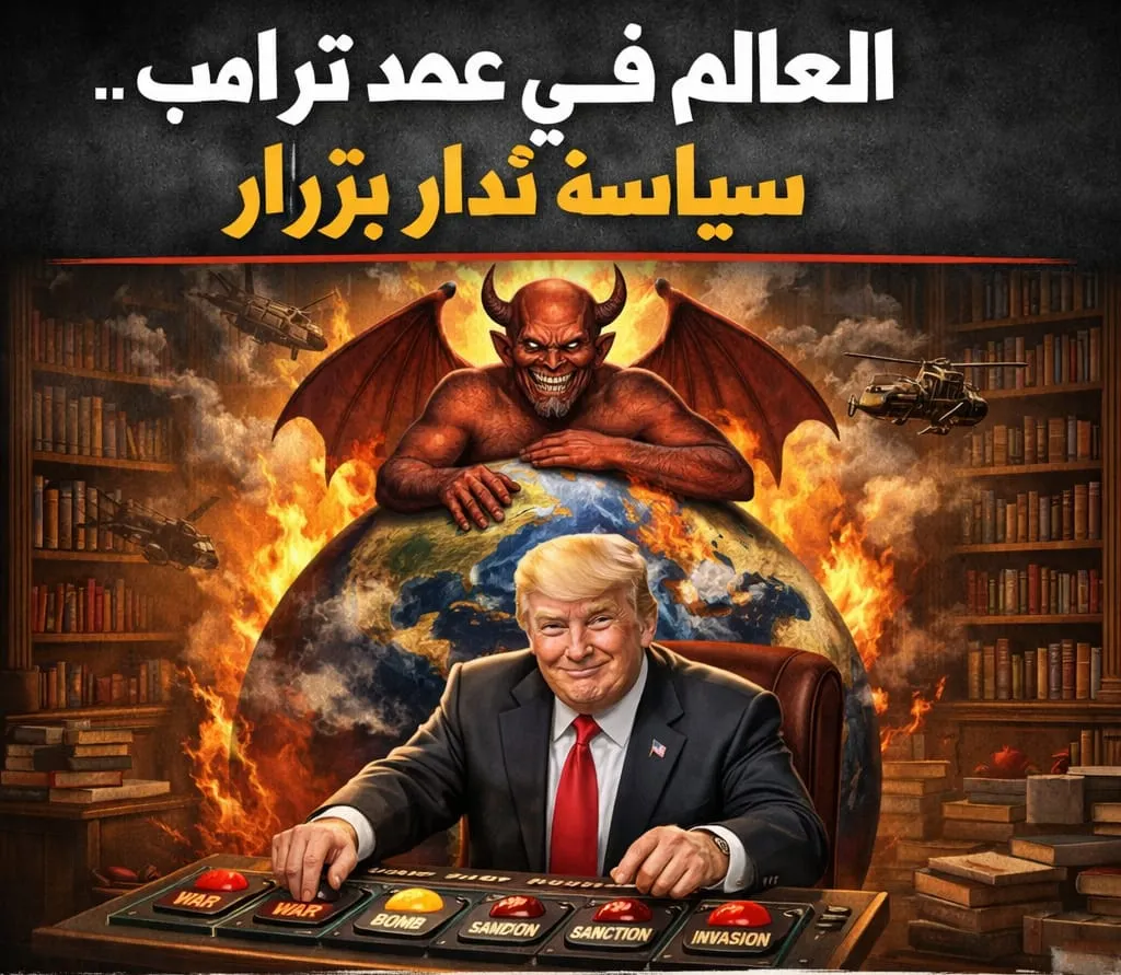 بالنسبة لترامب، باتت السياسة أشبه بلوحة تحكم ضخمة؛ زر يطلق أزمة هنا، زر يهدّئ توترًا هناك، وتغريدة واحدة تعيد كتابة قواعد اللعبة