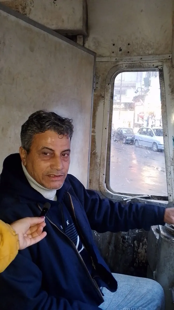 جانب من ترام رمل الإسكندرية&nbsp;