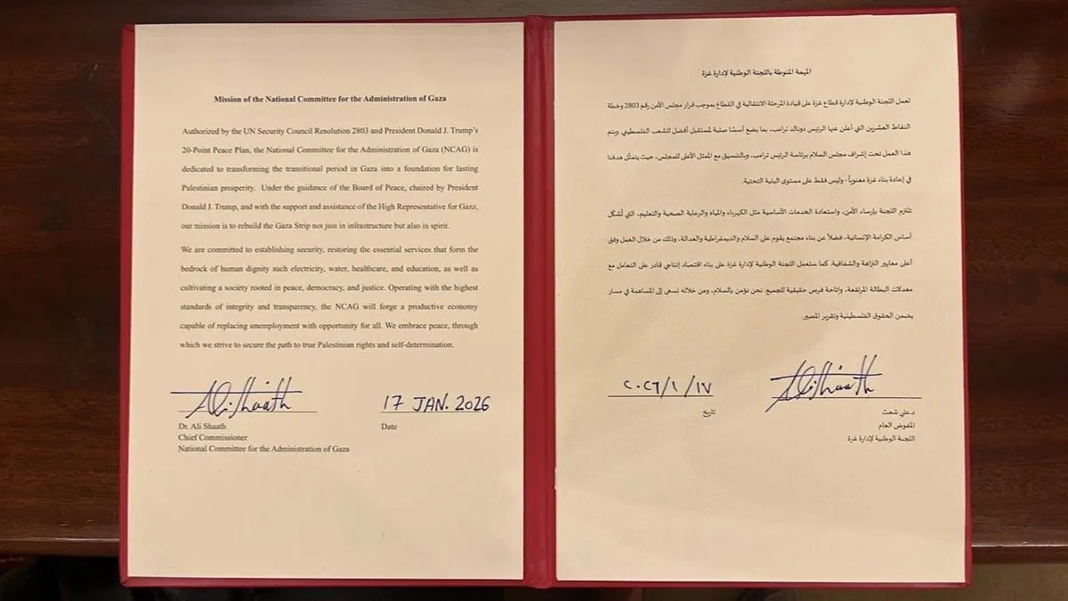 علي شعث يعلن بدء عمل لجنة إدارة غزة رسميًا.. ننشر نص القرار الكامل